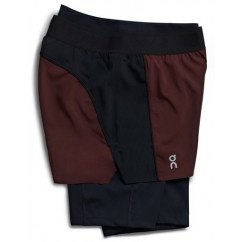 225.00273 W On Running Active Shorts Mulberry Black