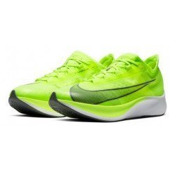 chaussure de running nike zoom fly 3 at8240-300 electric green / black